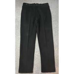Wah Maker Pants Mens 40x36 Black Buckle Back Frontier Reenactment Western - Read
